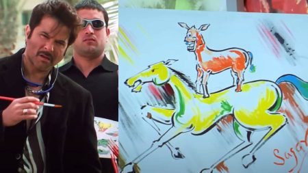 majnu-bhai-painting-in-welcome-was-anees-bazmee-last-minute-creation