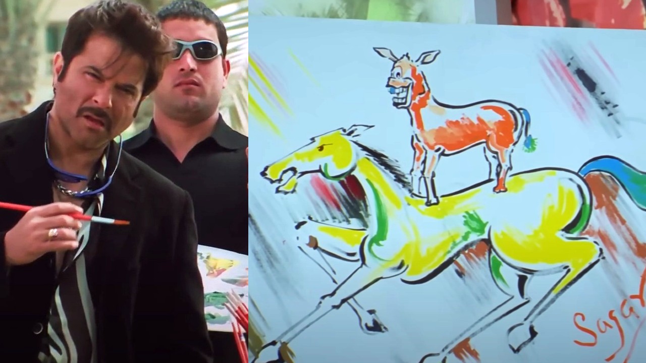 majnu-bhai-painting-in-welcome-was-anees-bazmee-last-minute-creation